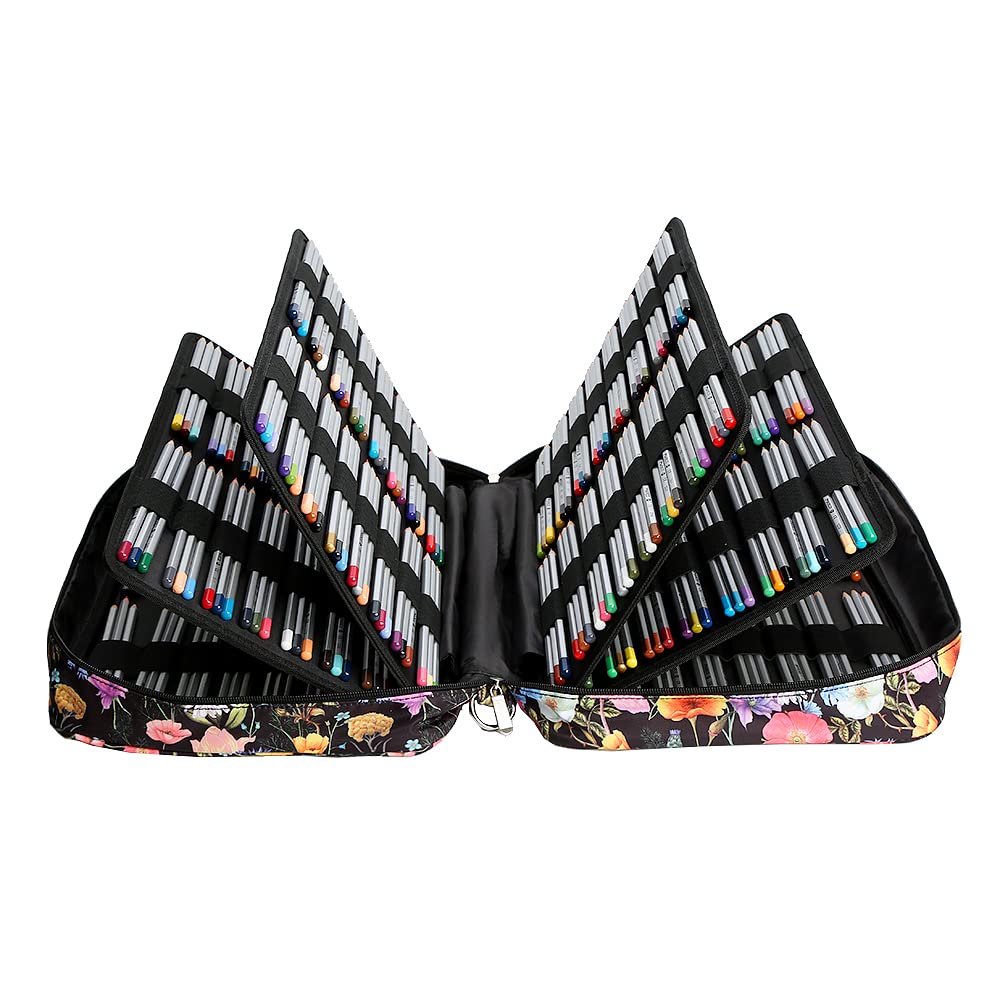 Lbxgap 480 Slots Colored Pencil Case w/Handle & Shoulder Strap