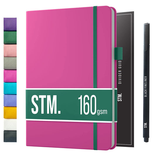 Bullet Dotted Journal Dot Grid Notebook | A5 Daily Journaling Notebooks for Personal Writing, Work