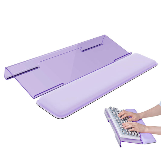 Laborio Computer Keyboard Wrist Rest, Keyboard Riser Stand for Desktop