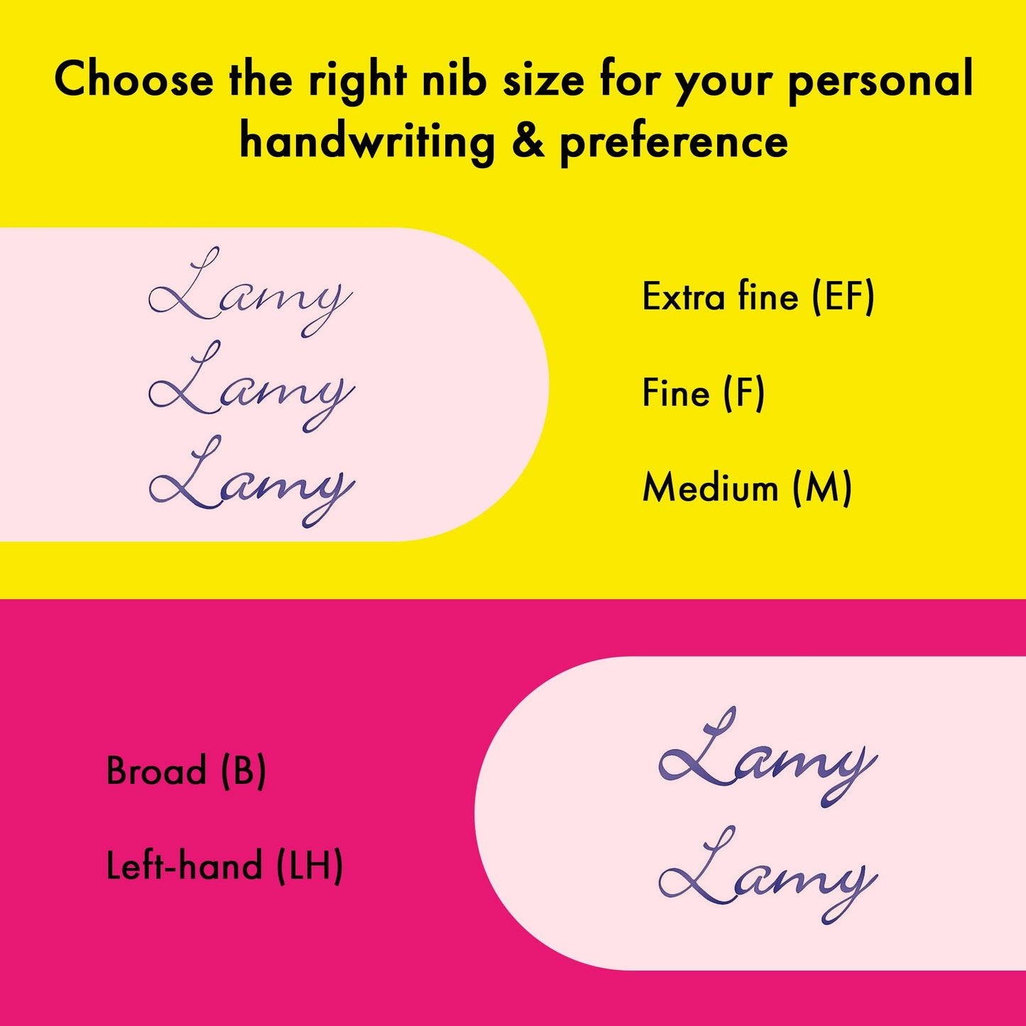 LAMY safari neonpink - Fountain Pen with ergonomic grip & polished steel nib in size EF - ideal for