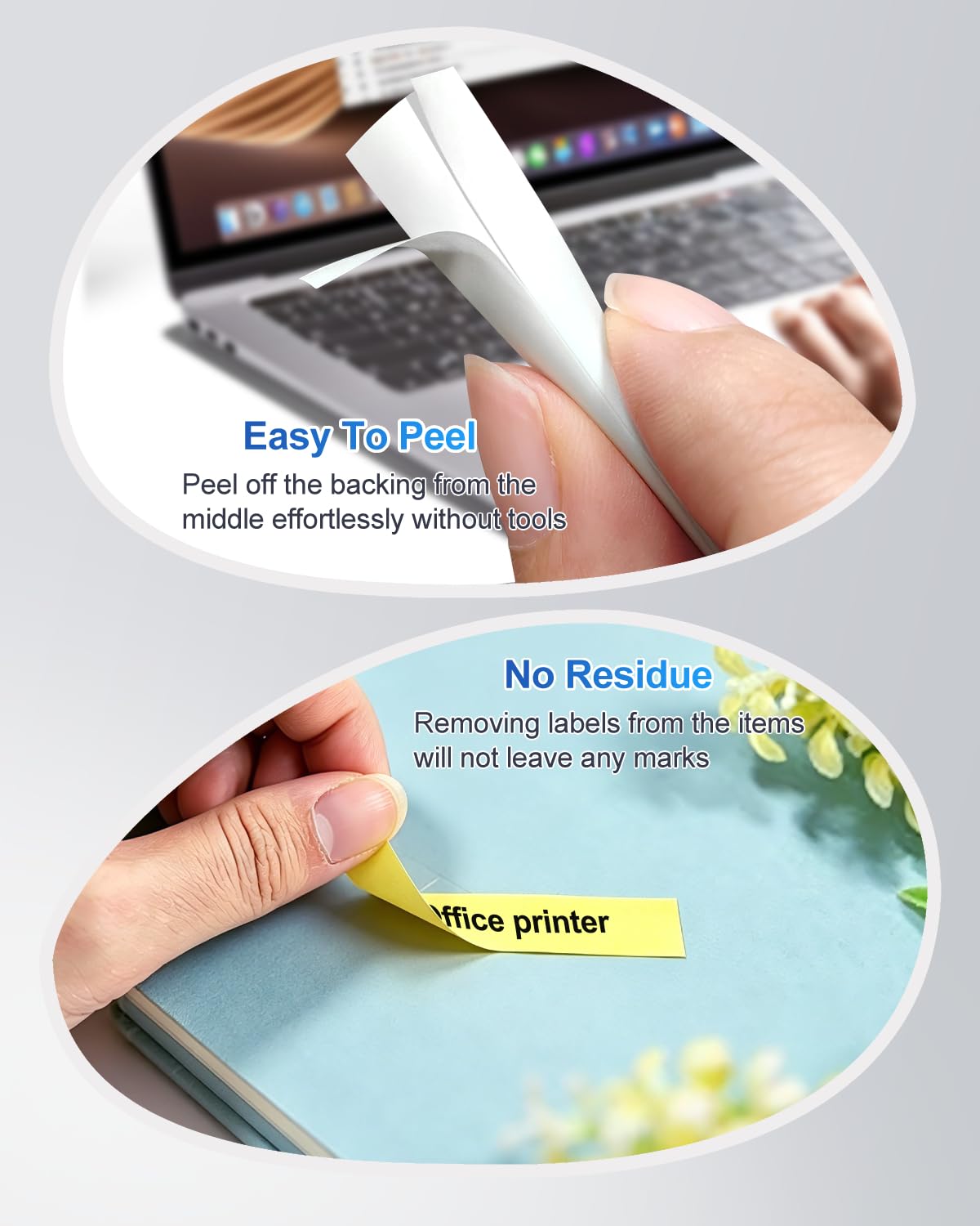 Lonitul Replacement for Dymo D1 Label Maker Refills 1/2 Inch x 23 Ft