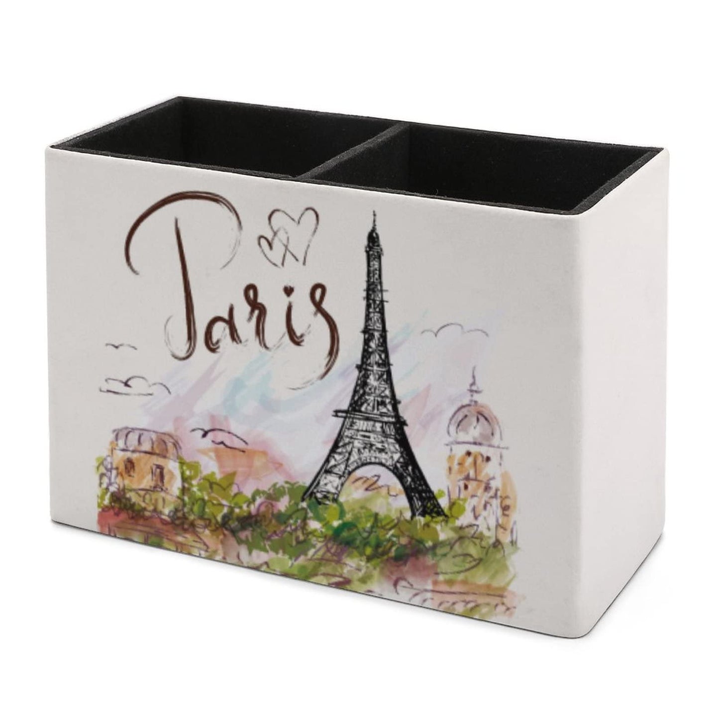Niapessel Pencil Holder for Desk, Paris Eiffel Tower Pen Holder Storage Desktop Pen Organizer Desk