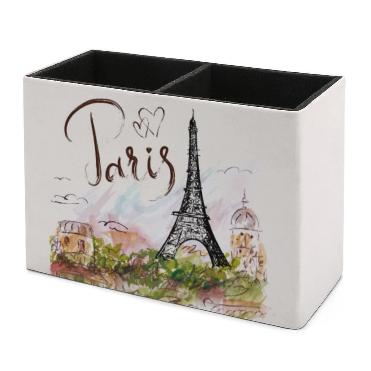 Niapessel Pencil Holder for Desk, Paris Eiffel Tower Pen Holder Storage Desktop Pen Organizer Desk