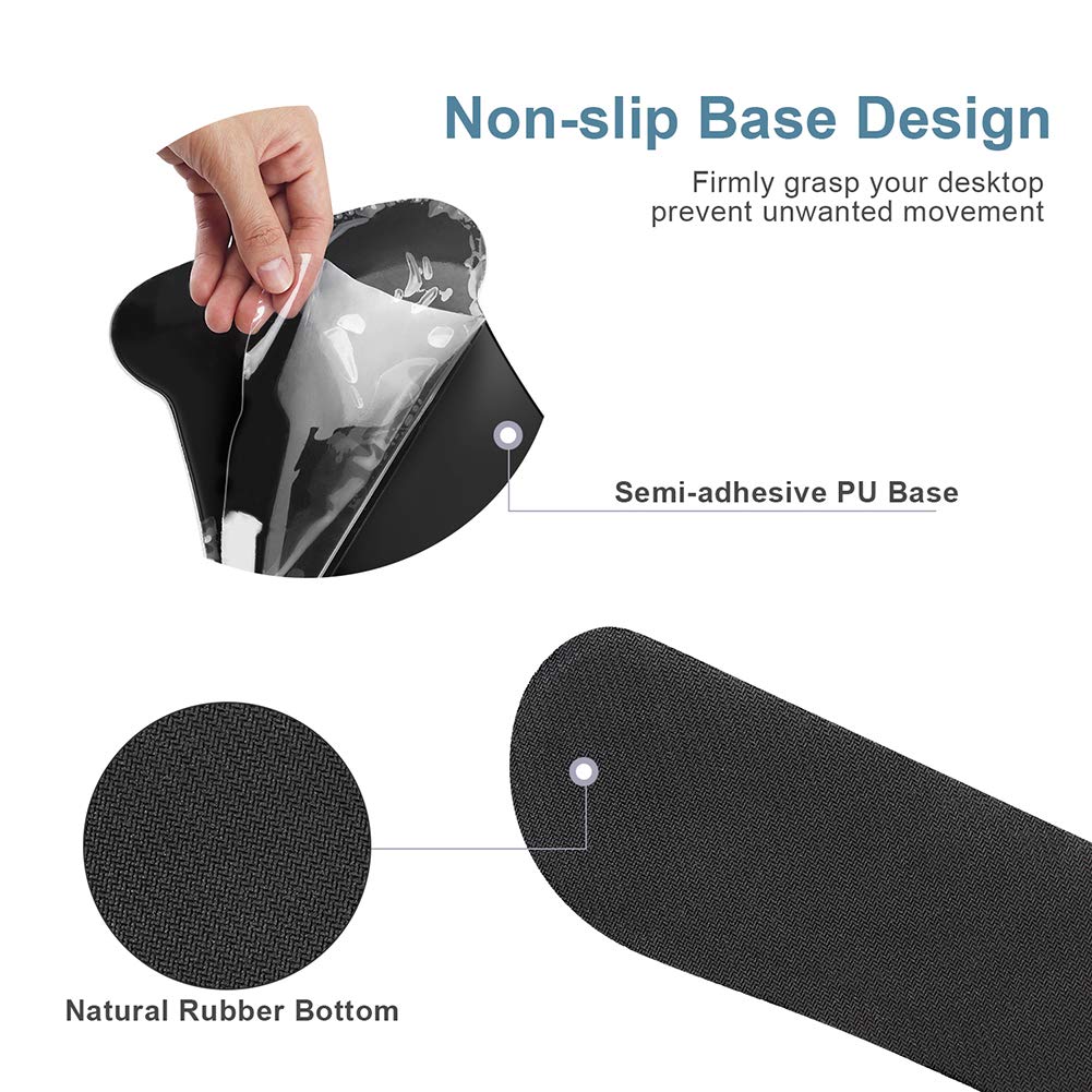 iVeze Keyboard Wrist Rest Pad and Mouse pad with Wrist Rest Support Set, Non Slip Rubber Base Wrist