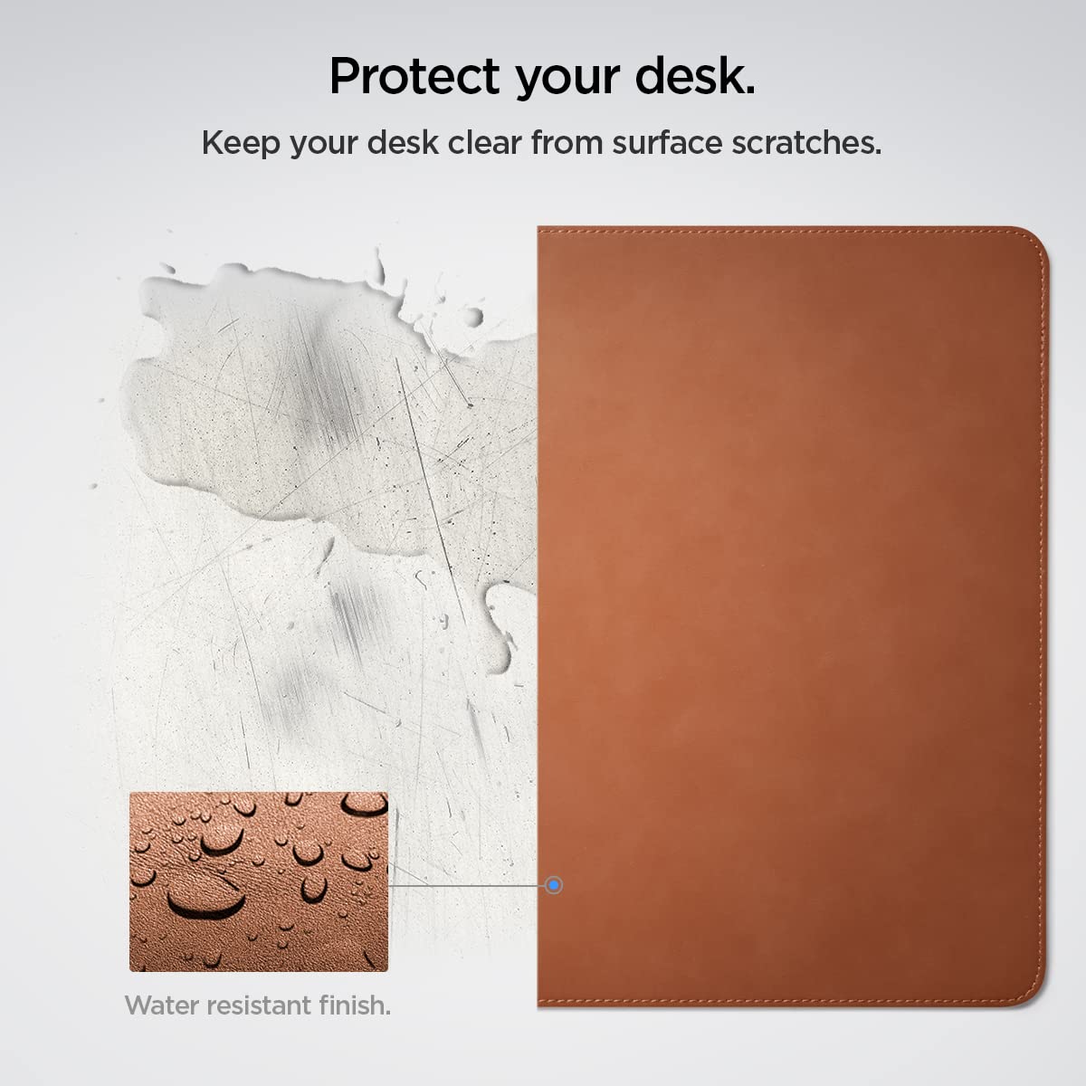 Spigen PU Leather Desk Pad, 35.4"x15.7"