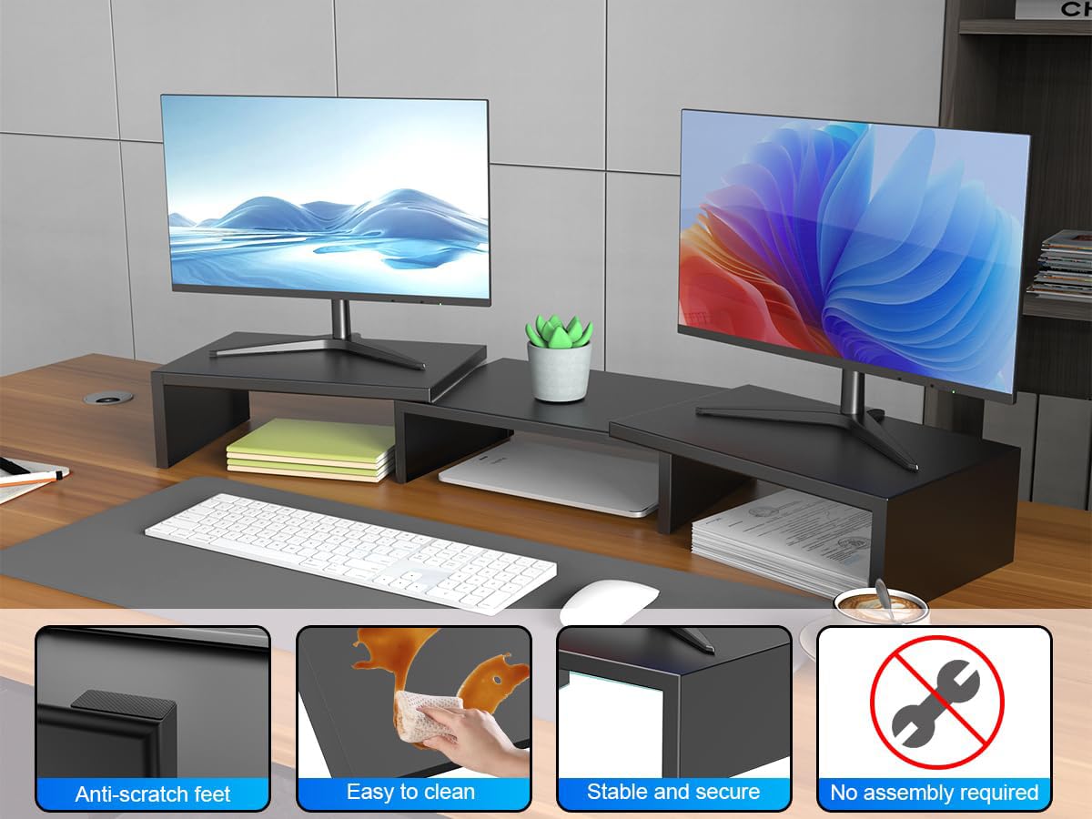 OUTIOE Dual Monitor Stand Riser