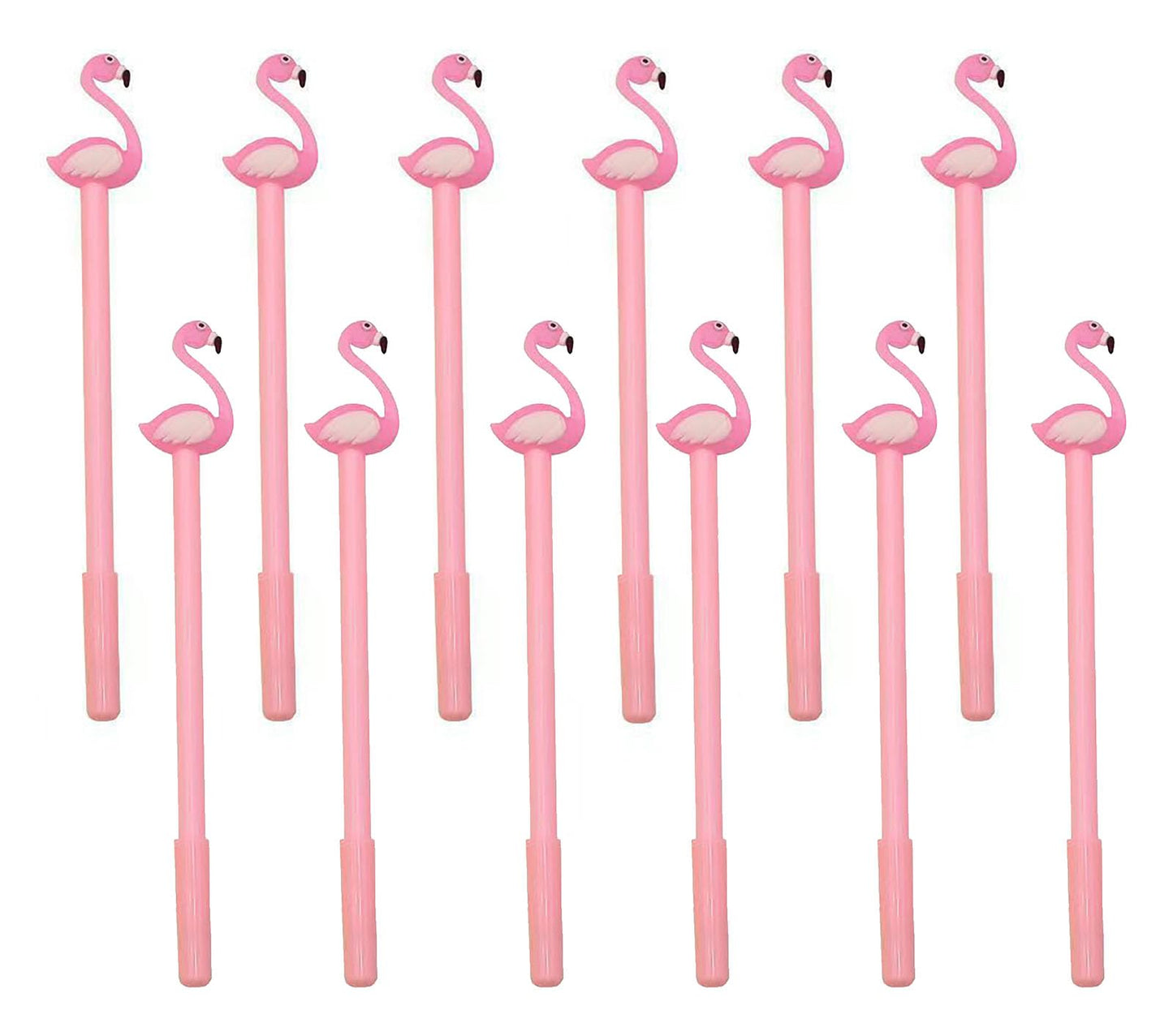 YYaaloa 60pcs Flamingo Gel Ink Pens 0.5 mm Black Ink Novelty Pens for Women Coworkers Office Home