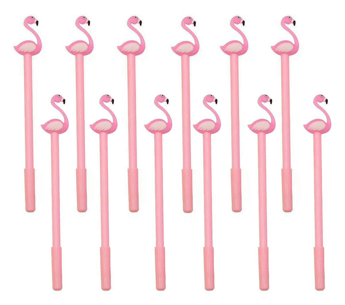 YYaaloa 60pcs Flamingo Gel Ink Pens 0.5 mm Black Ink Novelty Pens for Women Coworkers Office Home