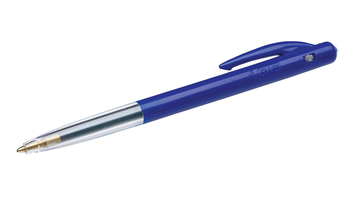 Bic Deutschland M10 Clic 844345 Retractable Ballpoint Pen 0.4 mm Pack of 50 Blue