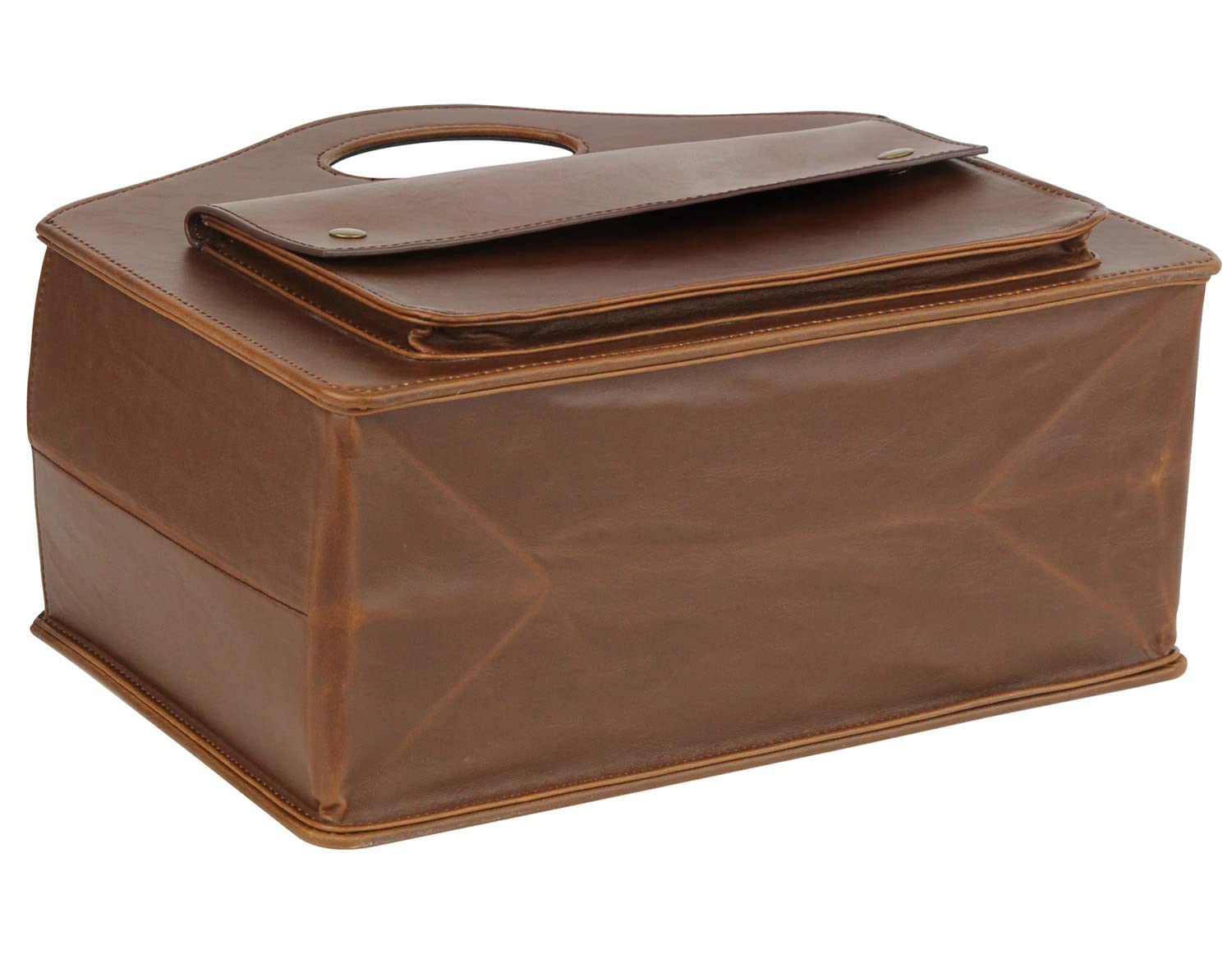 HofferRuffer Magazine Basket Holder, Foldable Magazine Rack, Document File Holder Organizer, File