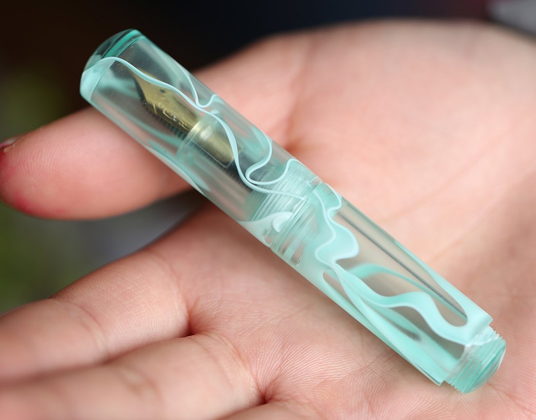 erofa MAJOHN Wancai Mini Fountain Pen (Extra Fine Nib 0.38mm) Pocket-Size Travel Short Writing Gift