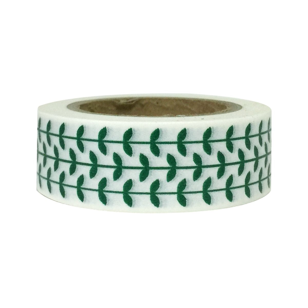 Wrapables Colorful Washi Masking Tape, Green Vines