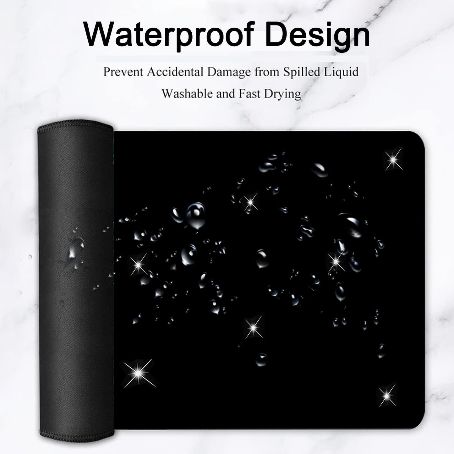 Large Mouse Pad, 31.5 x 11.8in Extended Gaming Mouse Pad with Stitched Edges,XXL Mousepad Protector