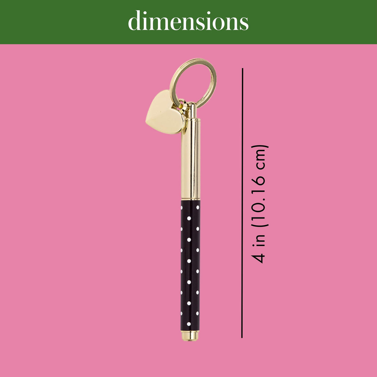 kate spade new york Ink Pen Key Chain, Pin Dot