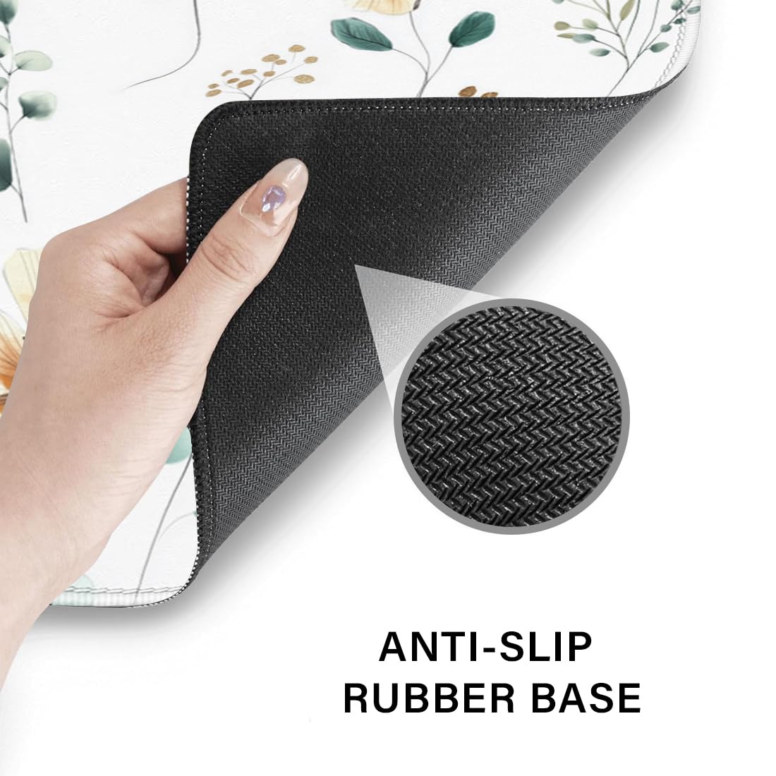 Desk Pad and Keyboard Wrist Rest, Large Mouse Pad + Keyboard Pad+Mouse Wrist Support, Non-Slip Desk