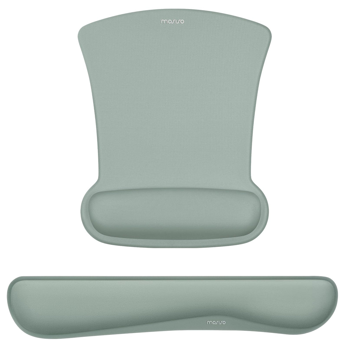 MOSISO Wrist Rest Support for Mouse Pad & Keyboard Set, Antique Green