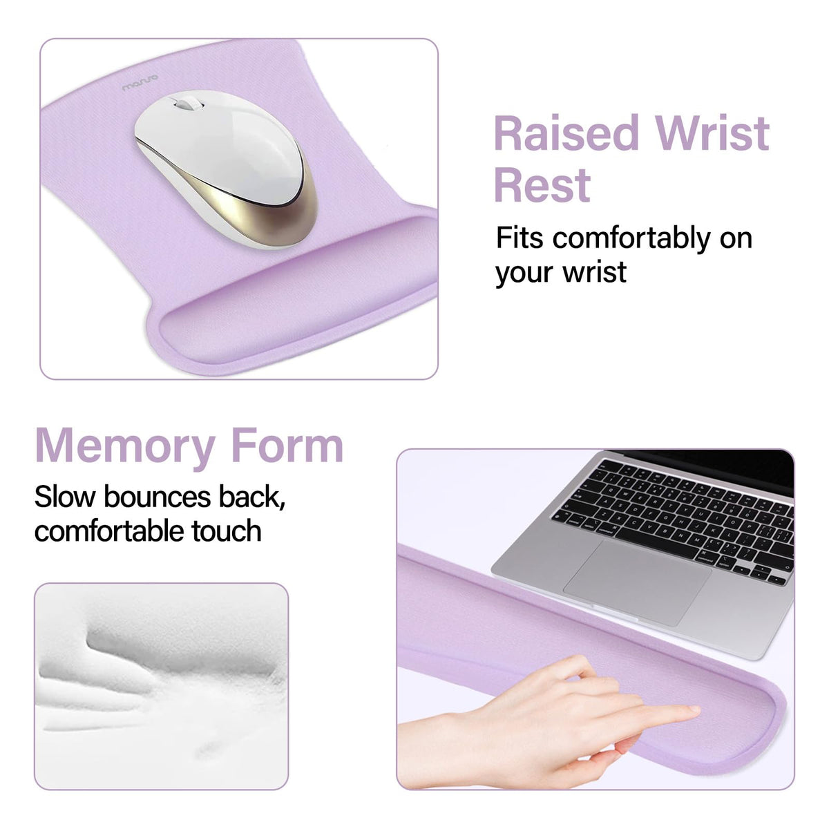 MOSISO Keyboard Mouse Pad Set, Large Gaming Mousepad&Keyboard Wrist Rest