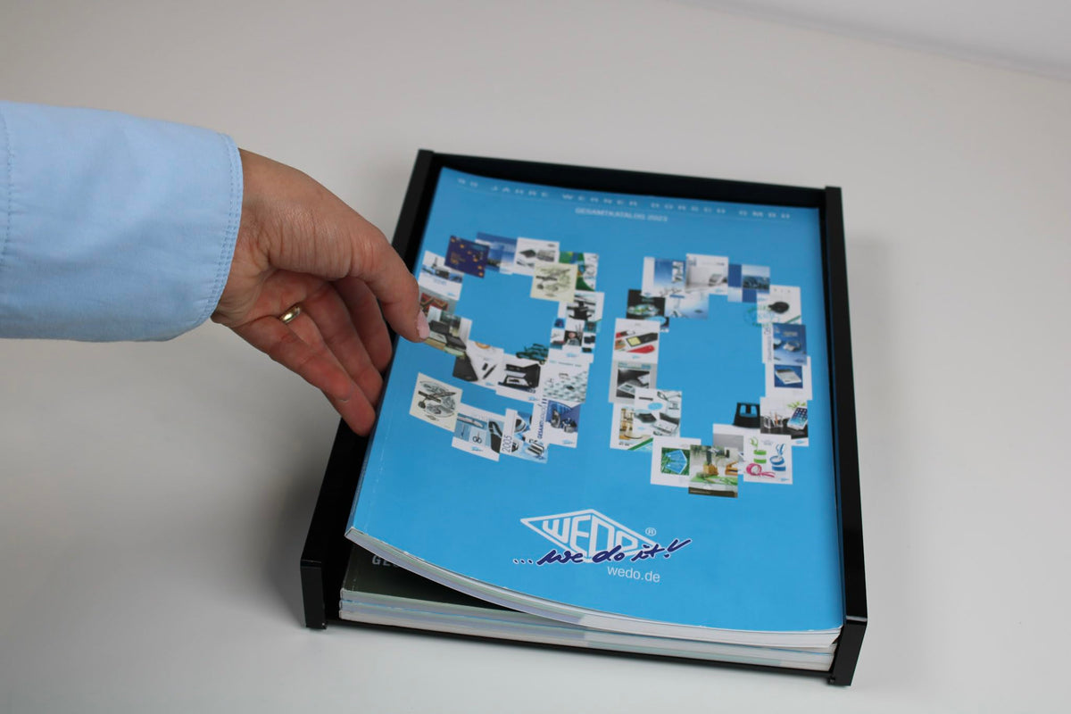 Wedo 638001 A4 Stackable Acrylic Letter Tray