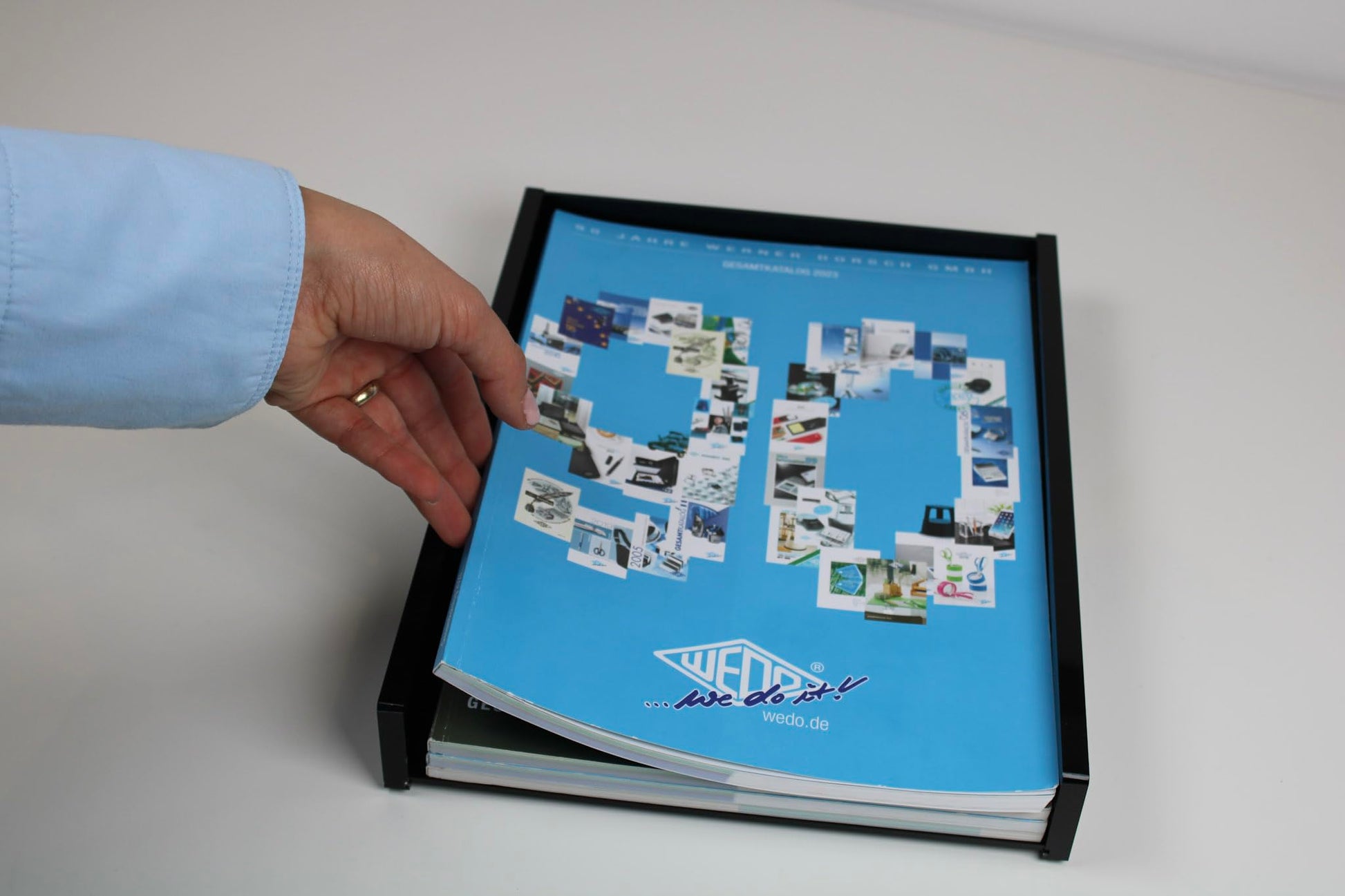 Wedo 638001 A4 Stackable Acrylic Letter Tray