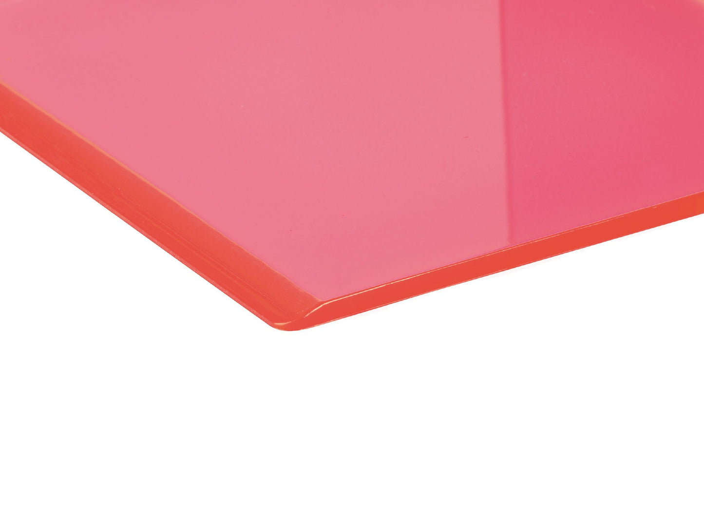Maul Pack of 2 Premium Acrylic Bookends 10 x 10 x 13 cm Neon Pink
