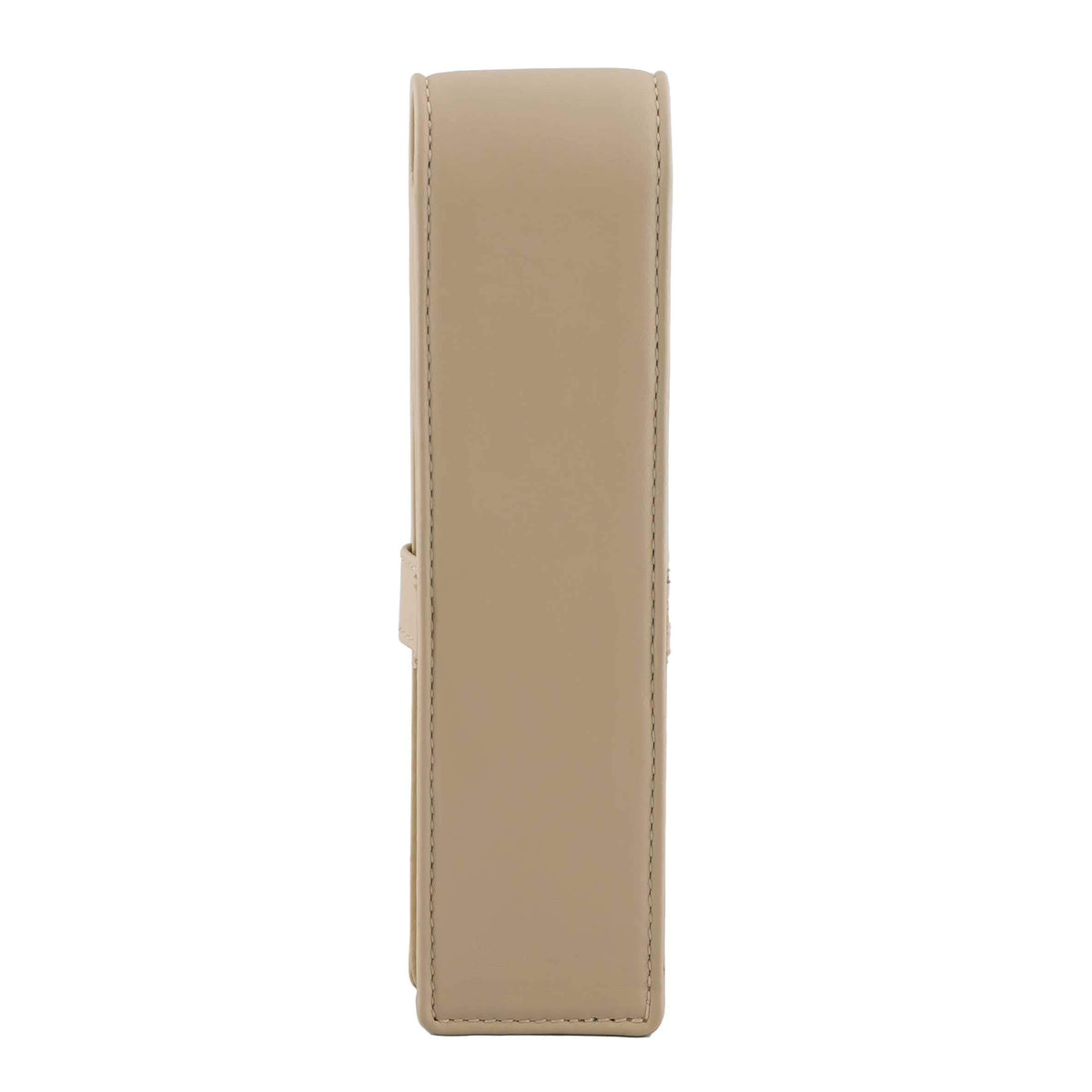 DiLoro Leather Double Pen Case Pencil Pouch Holder for Two Fountain Ballpoint Rollerball Pens and
