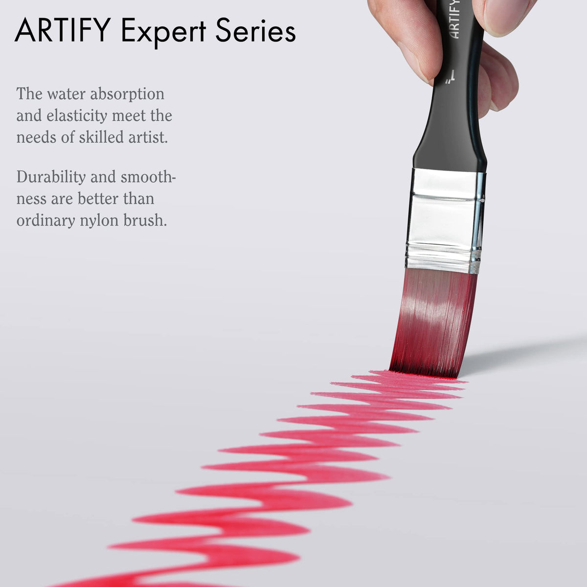 ARTIFY 24 Pieces Paint Brush Set, Expert Series, Enhanced Synthetic Art Supplies with Brush Holder