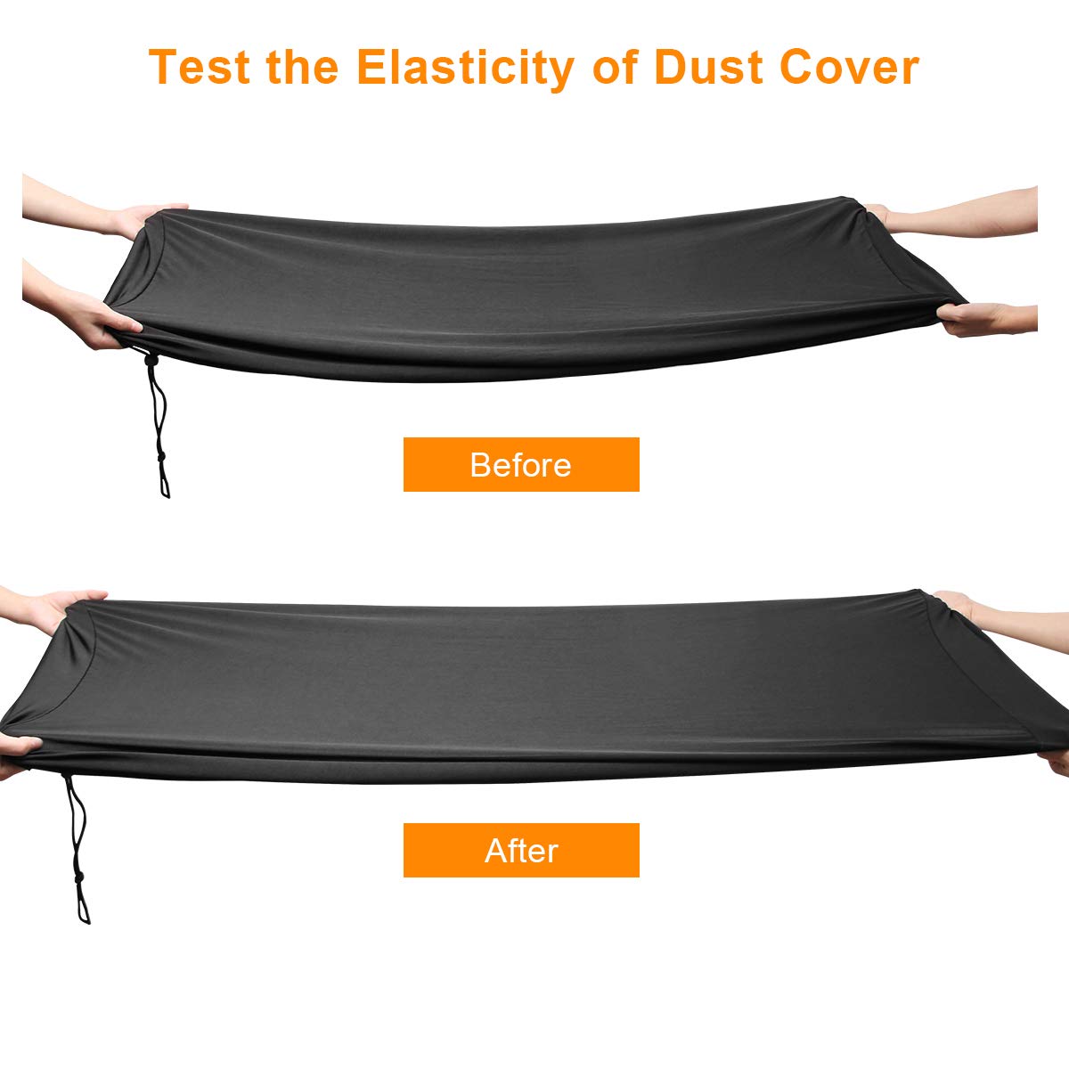 Coolrunner Piano Keyboard Dust Cover For 61/76/88 Keys