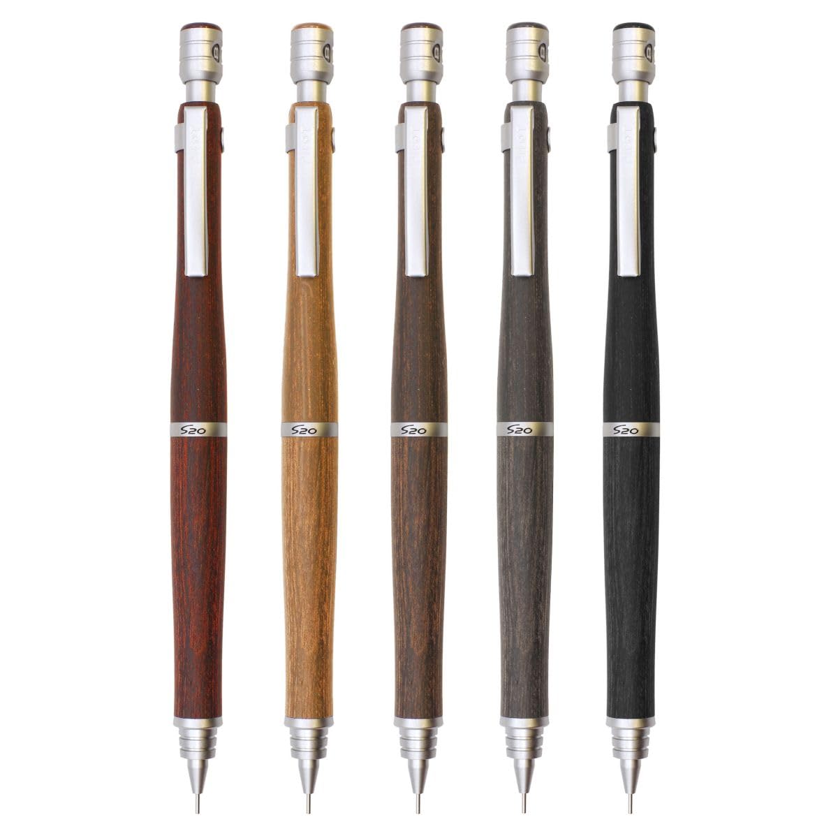 Pilot P-HPS2SK-B5 S20 Mechanical Pencil, 0.5mm, Black