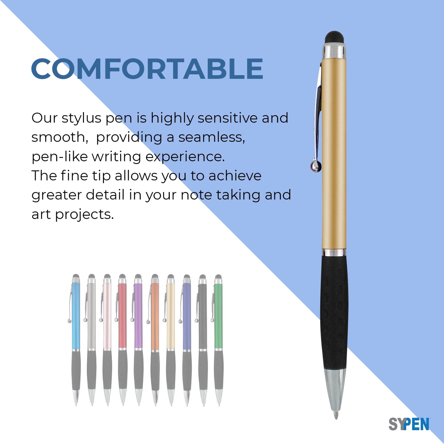 Stylus Pens -2 in1 Capactive Touch Screen with Ballpoint Writing Pen Sensitive Stylus Tip For Your