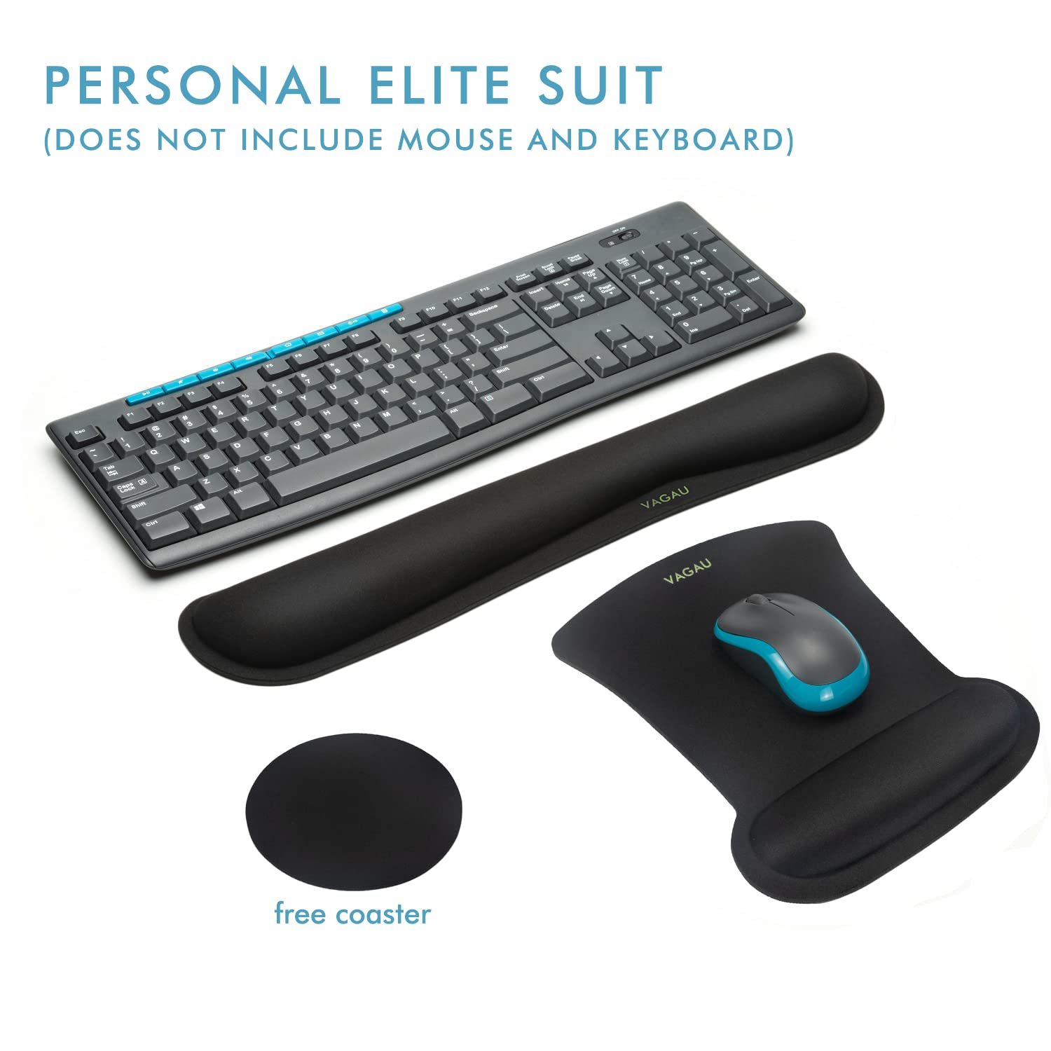 VAGAU Premium Keyboard Wrist Rest and Mouse Pad Wrist Support
