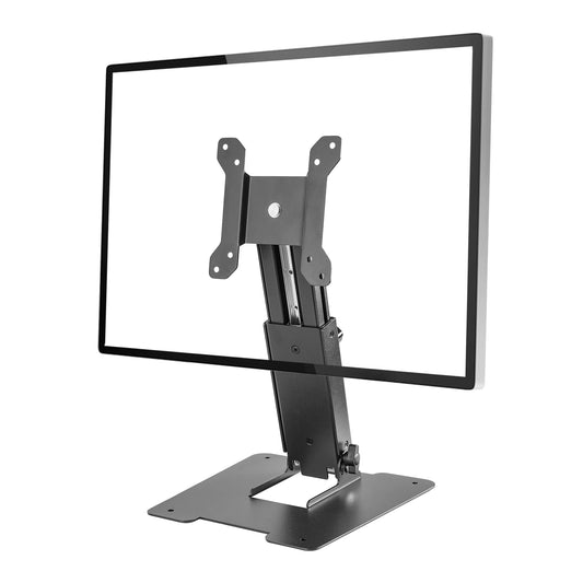 WEARSON Folding Monitor Stand - Height Adjustable Vesa Monitor Stand, Tilt, Rotation Free Standing