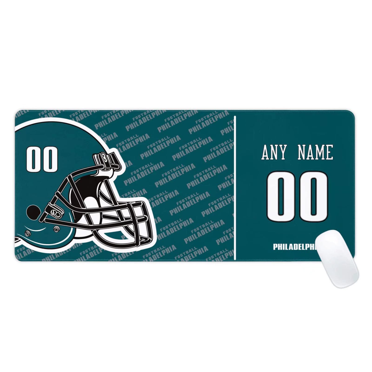 Philadelphia Mouse Pad Custom Any Name and Number Desk Pad for Men Women Youth Gifts