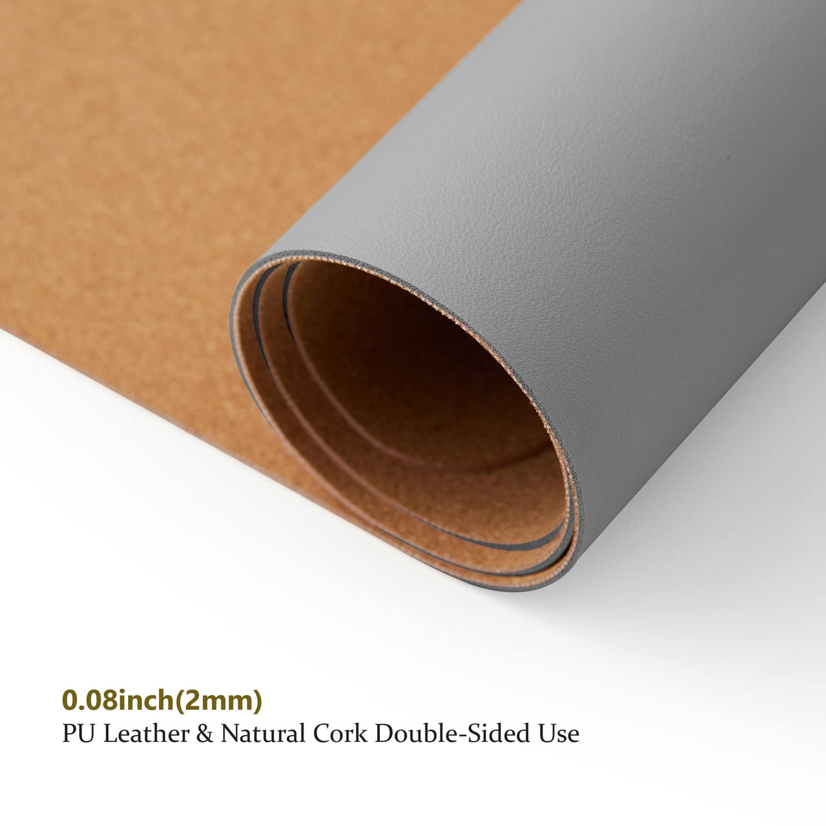 Cork Desk Mat - Dual-Sided Desk Pad for Office and Home - Desk Organization and Accessories - Ideal