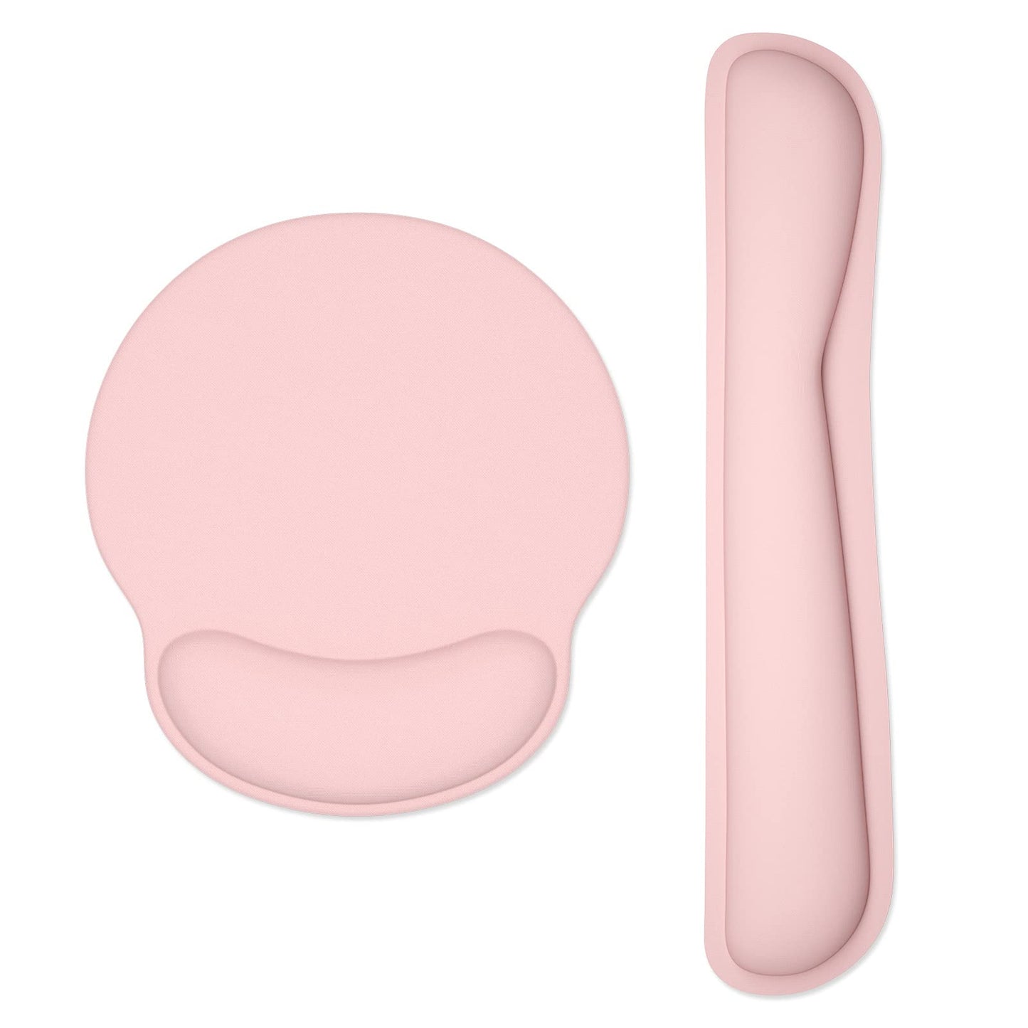 Dapesuom Keyboard Wrist Rest and Mouse Pad with Wrist Support, Cute Memory Foam Cushion for