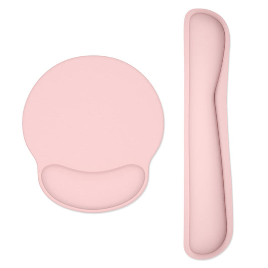 Dapesuom Keyboard Wrist Rest and Mouse Pad with Wrist Support, Cute Memory Foam Cushion for