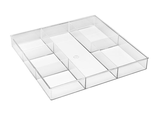 Whitmor 6-Section Clear Drawer Organizer