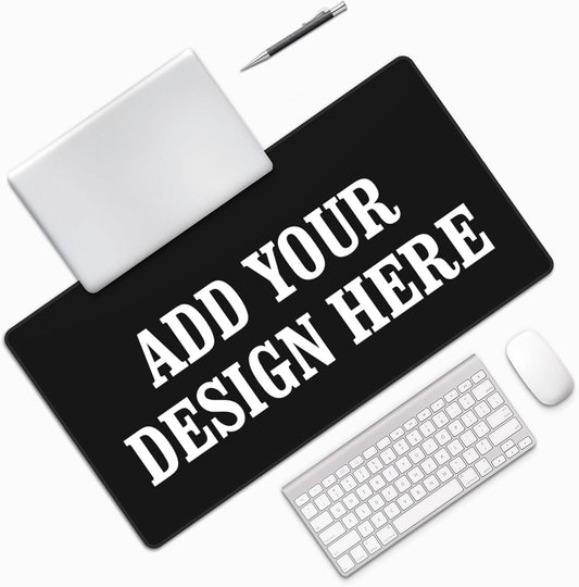 OHORTEB Custom Mouse Pad with Photo, Personalized Image Text Laptop Desk Mat, Customized Non-Slip