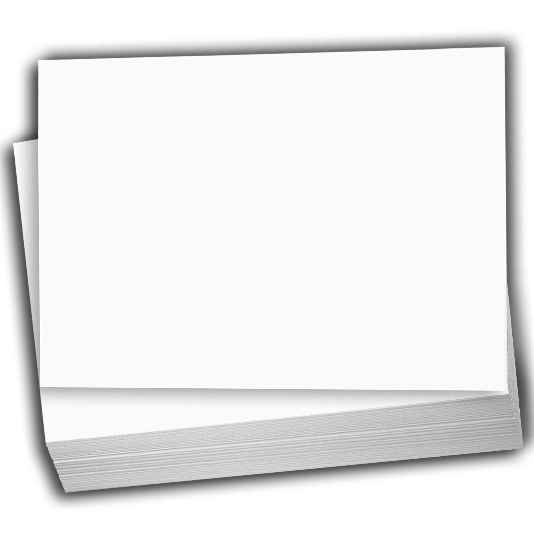 Hamilco White 65lb Cover 5.5x8.5 Index Cards for Note & Study (100PK)