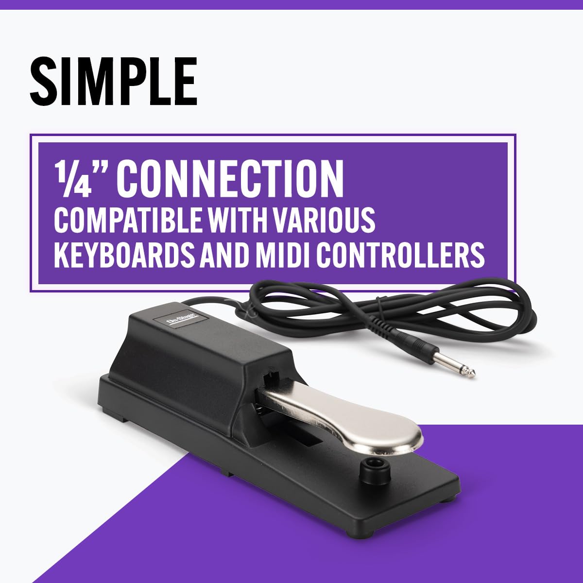 On-Stage KSP100 Universal Sustain Keyboard Pedal
