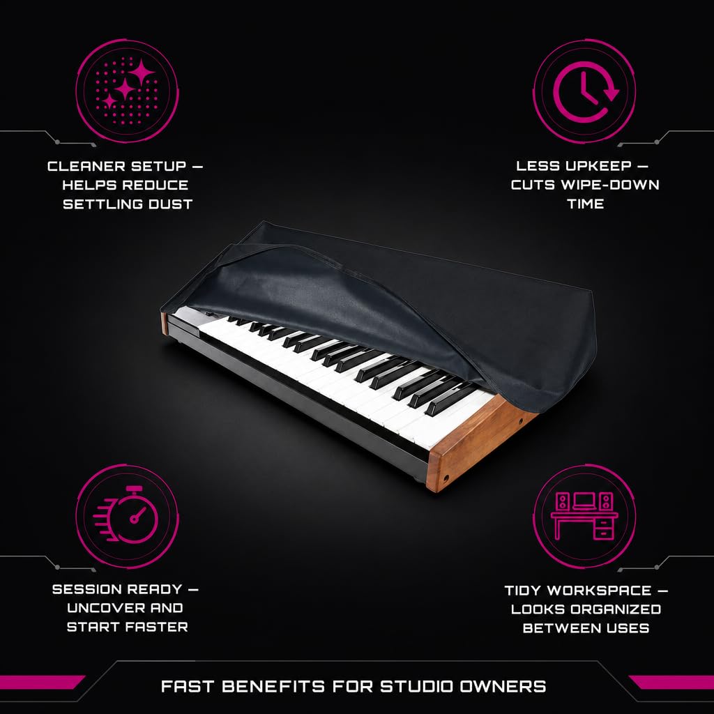 DigitalDeckCovers Dust Cover for MOOG SUB 37, Subsequent 37, Little Phatty