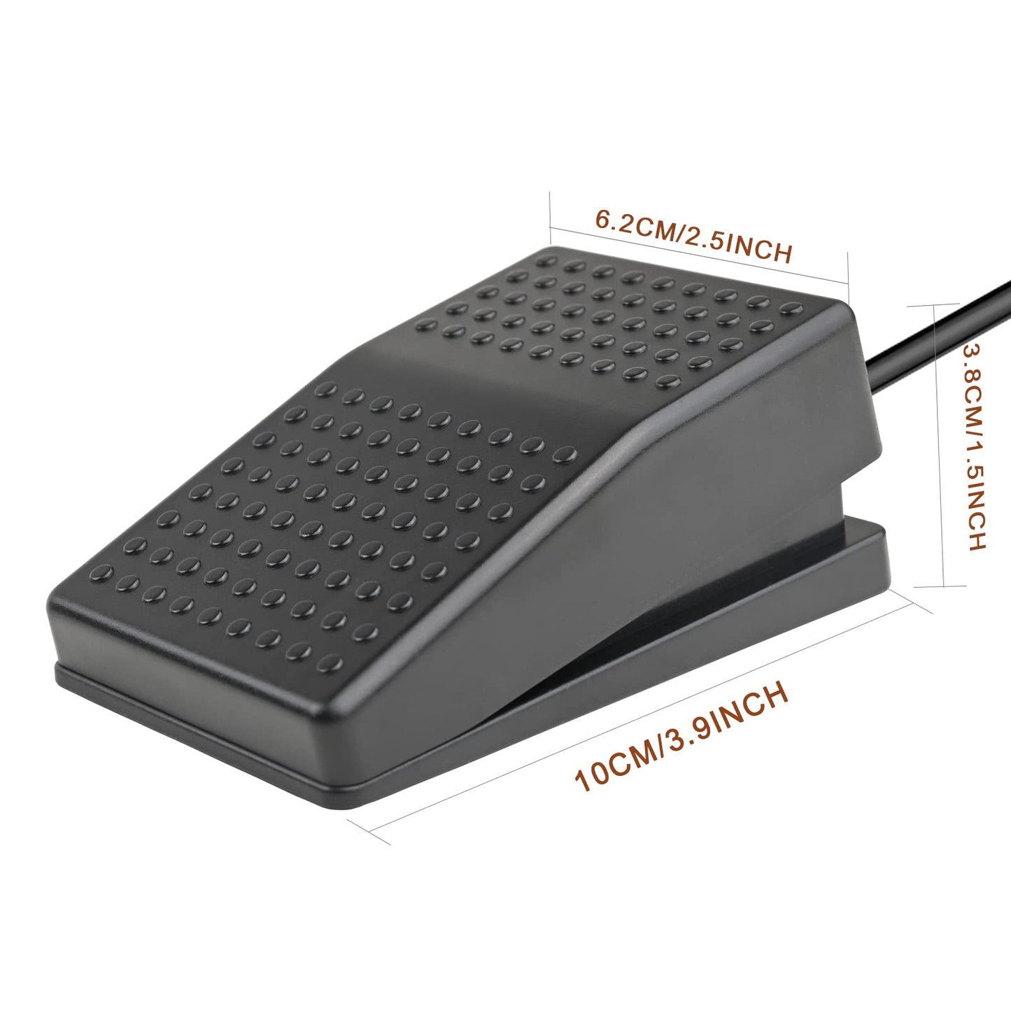 iKKEGOL Upgraded USB Foot Switch Single Pedal Mechanical Control Footswitch Map Mouse Keyboard