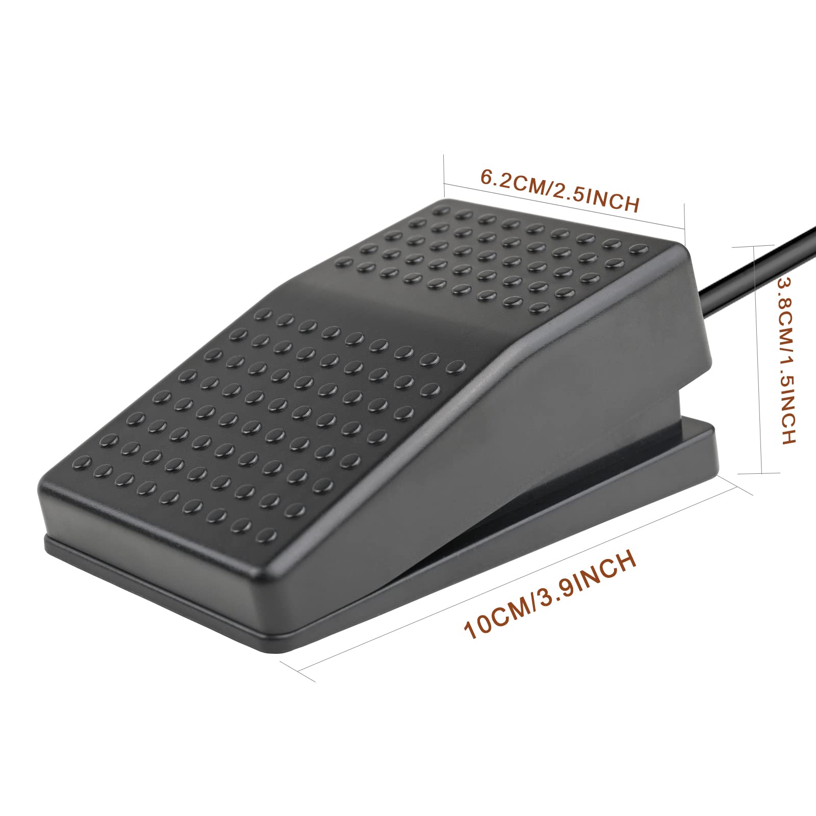 iKKEGOL Upgraded USB Foot Switch Single Pedal Mechanical Control Footswitch Map Mouse Keyboard