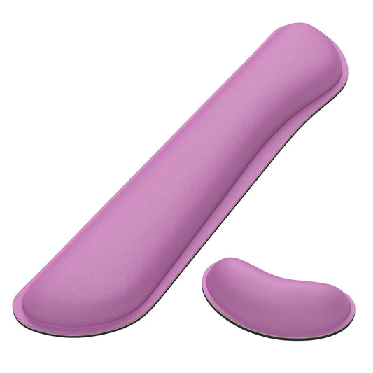 Dapesuom Enlarge Keyboard Wrist Rest, Memory Foam Wrist Cushion for Desk Mats Support, Cute Typing