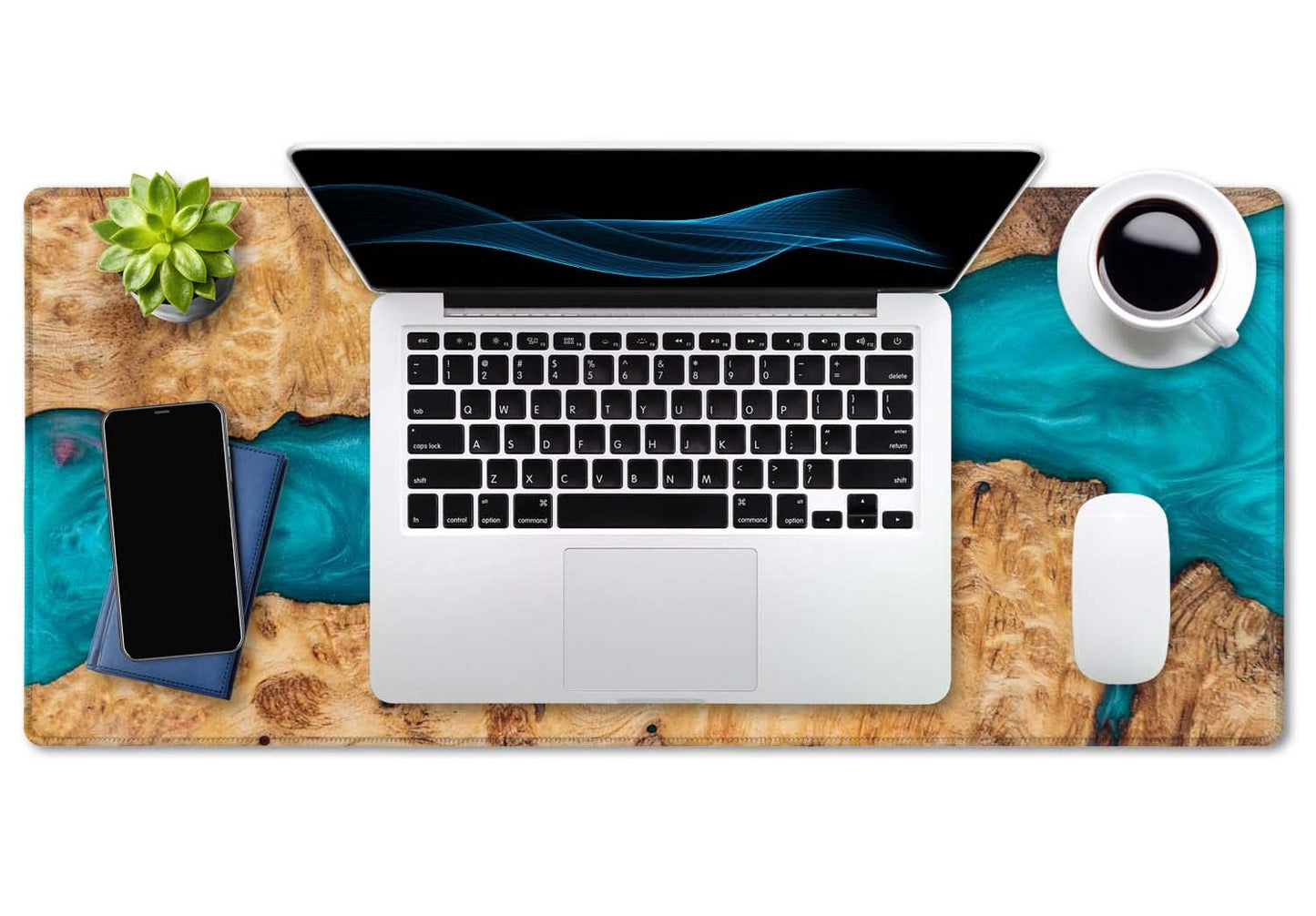SSOIU Large Mouse Pad, Full Desk XXL Extended Gaming Mouse Pad 35.5" X 15.7", Waterproof Desk Mat