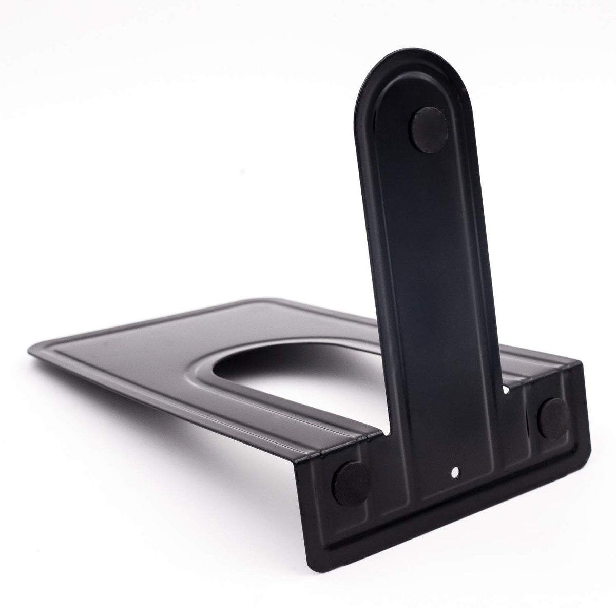 KINJOEK 4 Pairs/8 PCS Heavy Duty Bookends, 8.3x6.5x5.1 Inch Anti Slip Metal Book Ends for Books