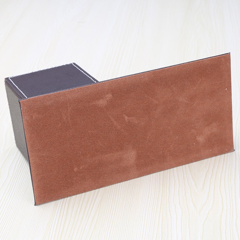 KINGFOM PU Leather Desk Organizer and Accessories, Pencil Holder for Desk with Business Cards
