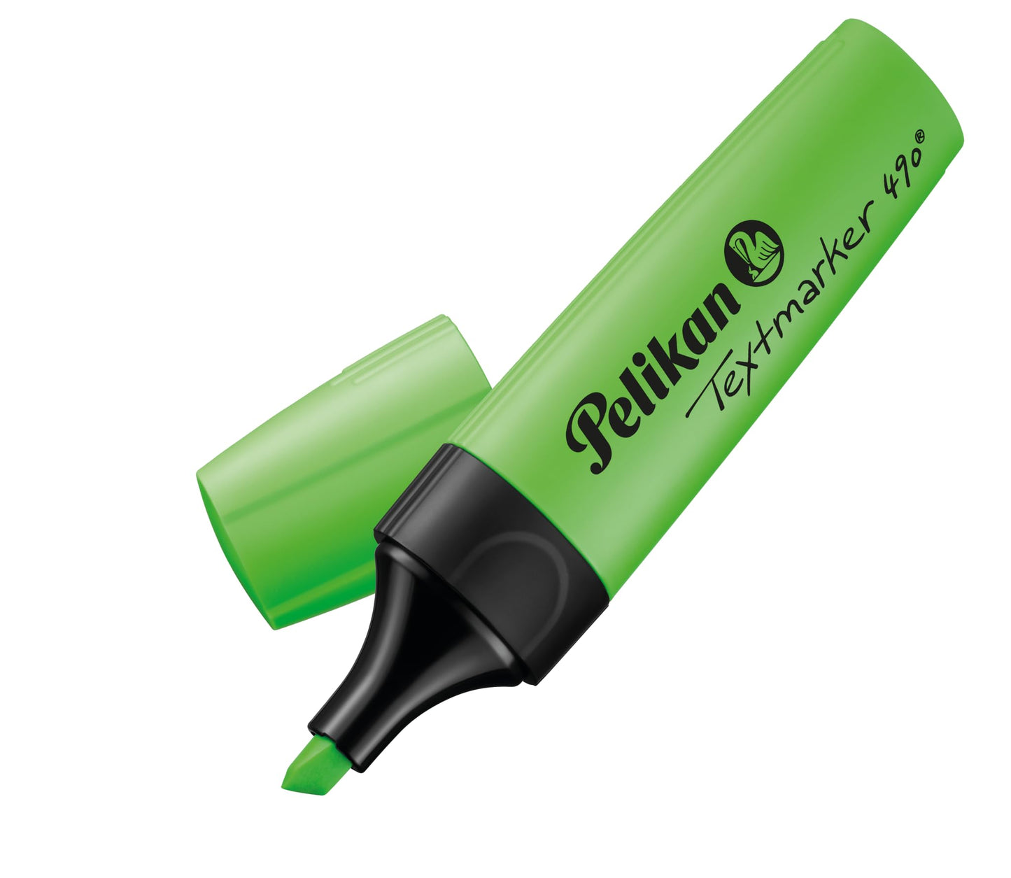 Pelikan Highlighters 490, Green, Pack of 10 in Box
