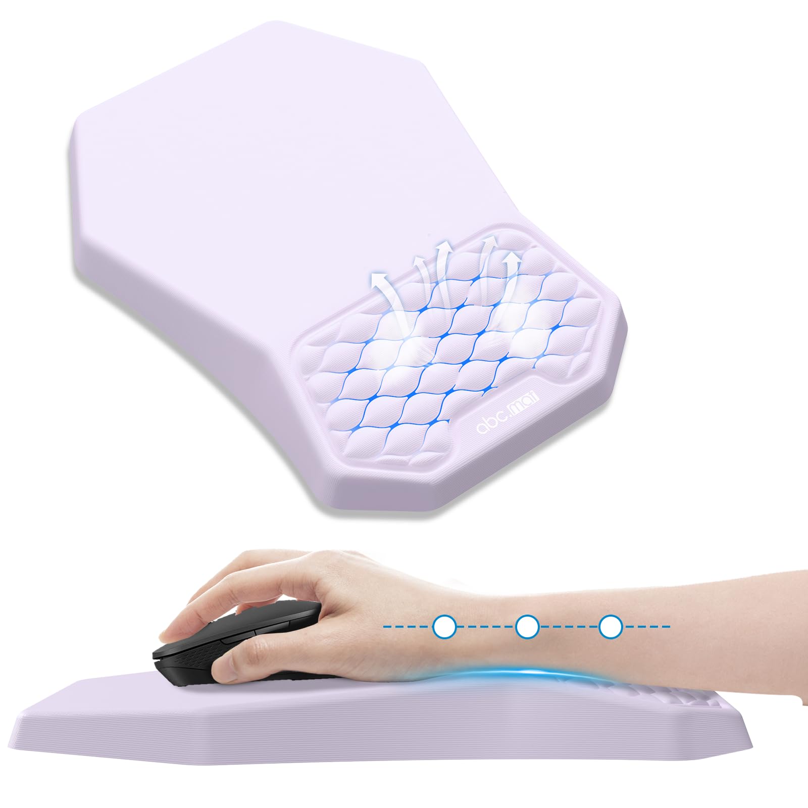 Ergonomic Mouse Pad Wrist Rest Support