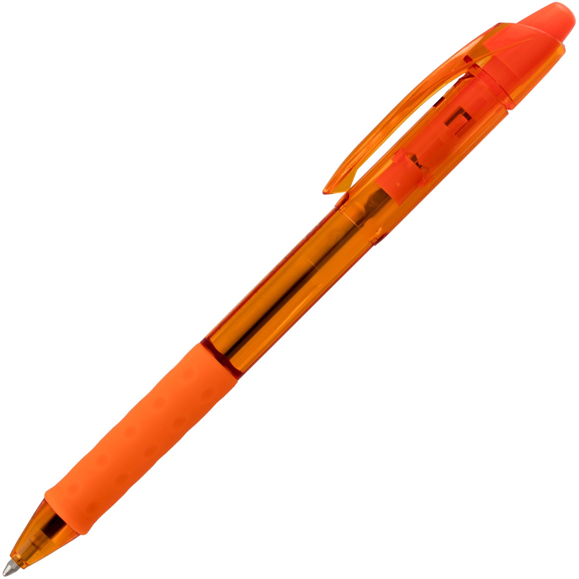 Pentel RSVP RT Colors Retractable Ballpoint Pen, (1.0mm) Medium Line, Barrel, Orange Ink, Box of 12