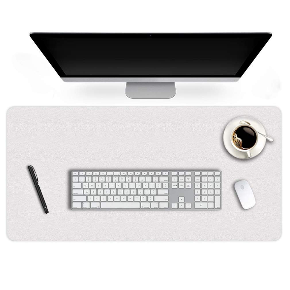 17 X 36 Inch Office Desk Pad Table Protector on Top of Desks PU Leather Desk Blotter Laptop